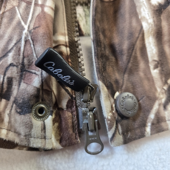 Cabela's Packable Realtree Dry Plus Hooded Hunting Jacket Men's 3XL Camouflage - Picture 12 of 13